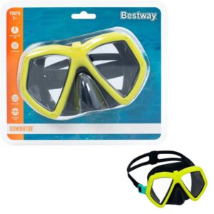 Μάσκα κολύμβησης κίτρινη-μαύρη 22040 Bestway