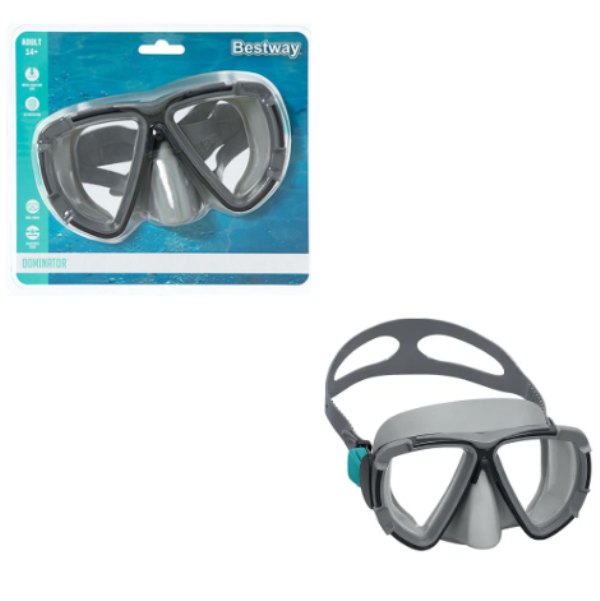 Μάσκα ενηλίκων μαύρη-γκρι  22052 Bestway BESTWAY