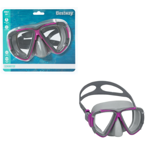 Μάσκα ενηλίκων μωβ-γκρι  22052 Bestway BESTWAY