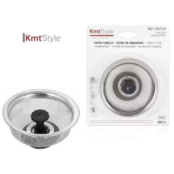 Ανοξείδωτο φίλτρο για σιφόνι νεροχύτη Kmt style 2407720 OEM
