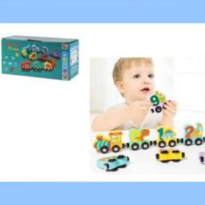 Ξύλινο μαγνητικό τρένο με δεινόσαυρους 26131 OEM
