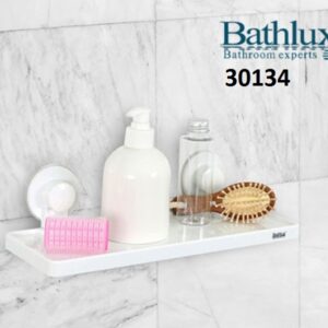 Πλαστικό ράφι μπάνιου με βεντούζες 30134 BATHLUX BathLux
