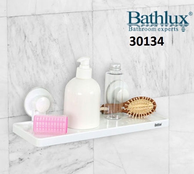 Πλαστικό ράφι μπάνιου με βεντούζες 30134 BATHLUX BathLux