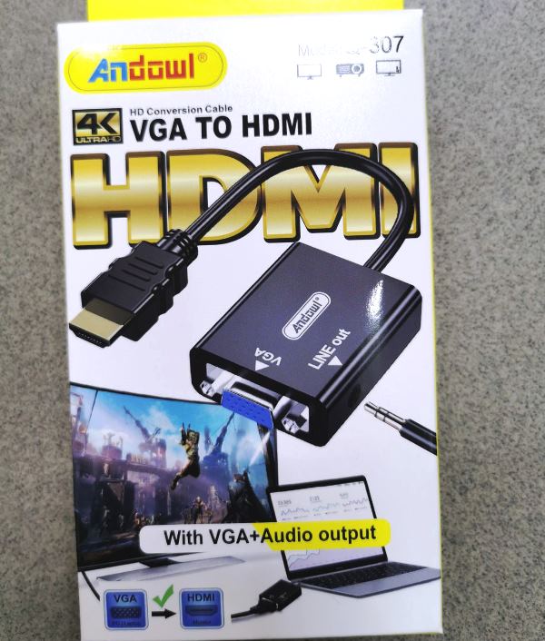 Αντάπτορας HDMI αρσενικό σε VGA θηλυκό Q-307 ANDOWL 0504 Andowl