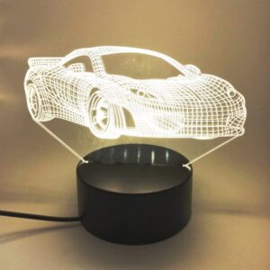 Τρισδιάστατο 3D επιτραπέζιο φωτιστικό αυτοκίνητo OEM