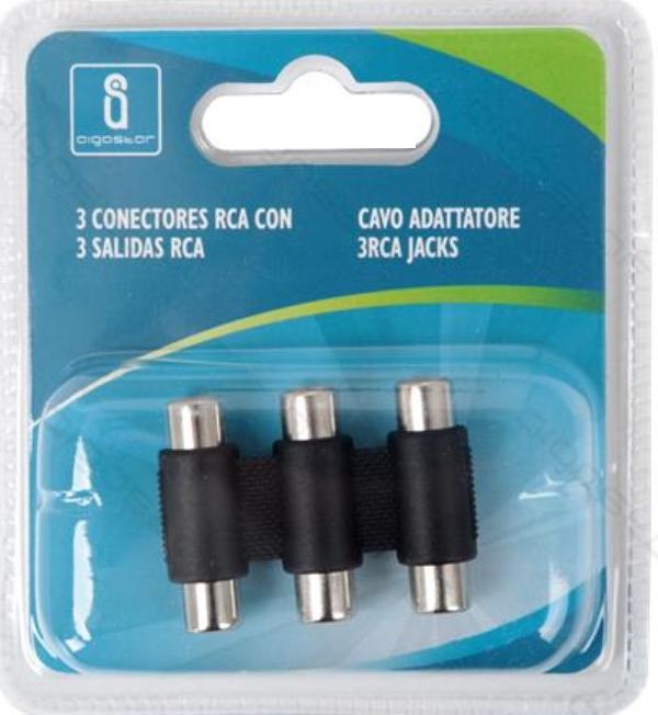 Βύσμα 3 RCA jack θηλυκό σε 3RCA jack θηλυκό AIGOSTAR