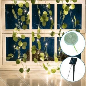 Ηλιακή κουρτίνα LED με φύλλα ευκαλύπτου AIGOSTAR 403775 AIGOSTAR
