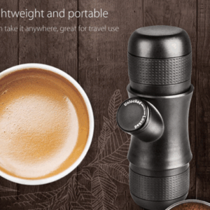 Φορητή Μηχανή Espresso Πίεσης 8bar Μαύρη OEM