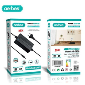 Αντάπτορας πρίζας AC/DC 12V 3A AB-E950 AERBES Aerbes