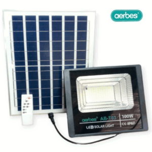 Ηλιακός προβολέας με τηλεχειριστήριο 100W AB-T03 AERBES Aerbes