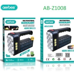 Φορητός επαναφορτιζόμενος ηλιακός φακός 11LED+COB AB-Z1008 OEM