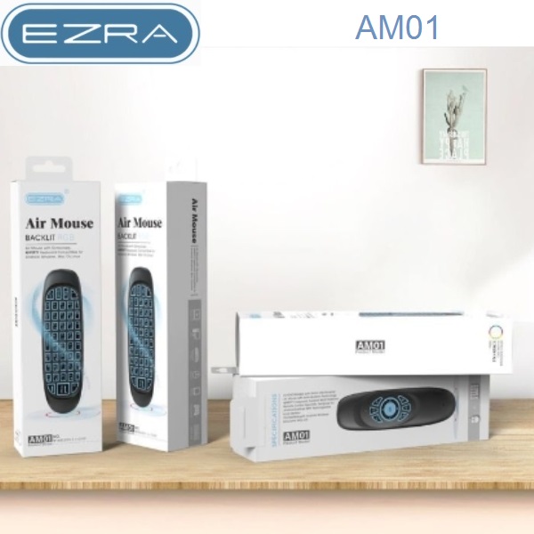 Ασύρματο πληκτρολόγιο ποντίκι αέρος RGB AM01 EZRA EZRA