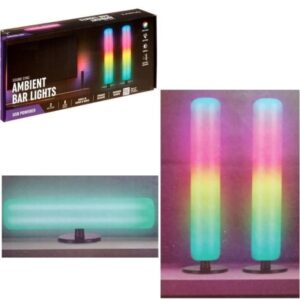 Φώτα περιβάλλοντος RGB συγχρονισμού ήχου με τηλεχειριστήριο USB 2 τεμάχια 10112 OEM