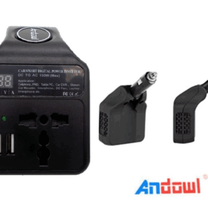Έξυπνος μετατροπέας ισχύος αυτοκινήτου 150W DC σε AC QY-4168 ANDOWL Andowl