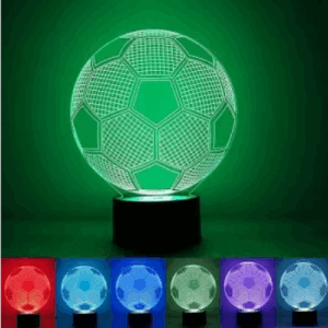 Τρισδιάστατο 3D επιτραπέζιο φωτιστικό rgb μπάλα ποδοσφαίρου OEM