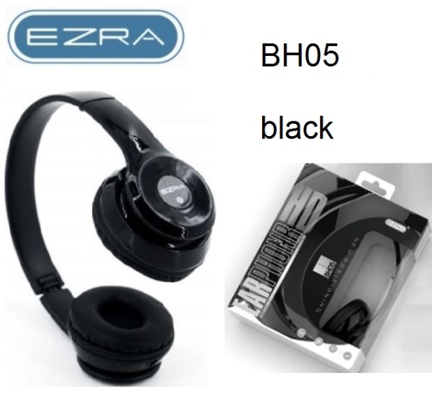 Ενσύρματα ακουστικά handsfree με μικρόφωνο μαύρα BH05 EZRA EZRA
