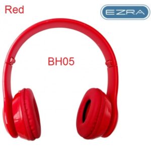 Ενσύρματα ακουστικά handsfree με μικρόφωνο κόκκινα BH05 EZRA EZRA