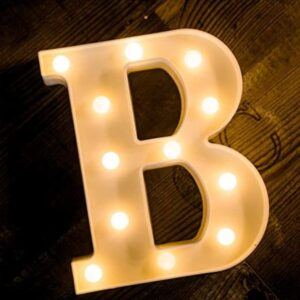 Γράμμα LED μπαταρίας  B 22cm OEM