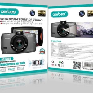 Καταγραφικό HD DVR κάμερα αυτοκινήτου με LCD 2,7'', ανίχνευση κίνησης & νυχτερινή λήψη Aerbes AB-C005 OEM