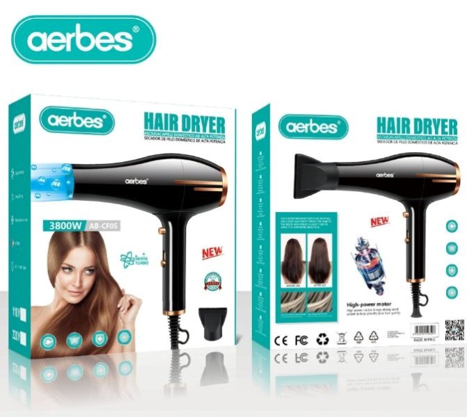 Σεσουάρ μαλλιών 3800W AB-CF05 Aerbes Aerbes