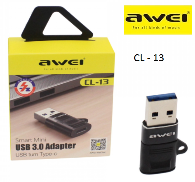 Αντάπτορας USB σε Type-C CL-13 AWEI AWEI