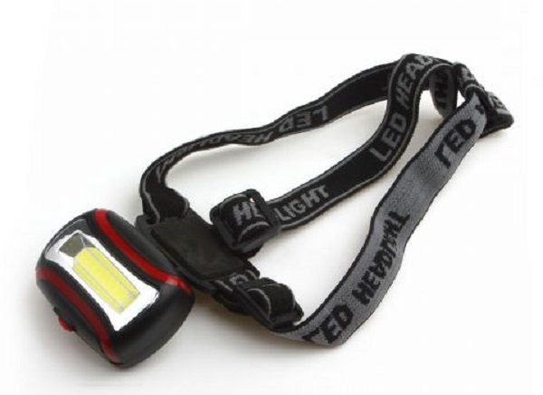 Φακός κεφαλής με τεχνολογία COB LED 3W ισχυρής φωτεινότητας OEM