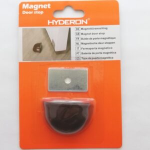 Αυτοκόλλητο μαγνητικό στοπ πόρτας καφε HS-25500 HYDERON 8107 OEM