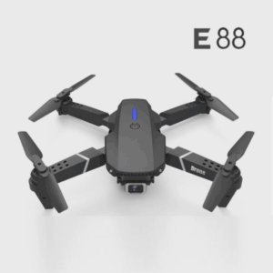 Επαναφορτιζόμενο drone με διπλή κάμερα και τηλεχειριστήριο E88 OEM