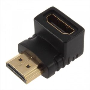 Αντάπτορας HDMI A αρσενικό σε HDMI A θηλυκό, 90 μοίρες γωνία AIGOSTAR