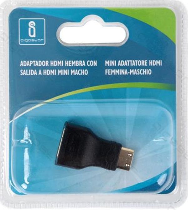 Αντάπτορας HDMI θηλυκό σε μίνι  HDMI αρσενικό AIGOSTAR