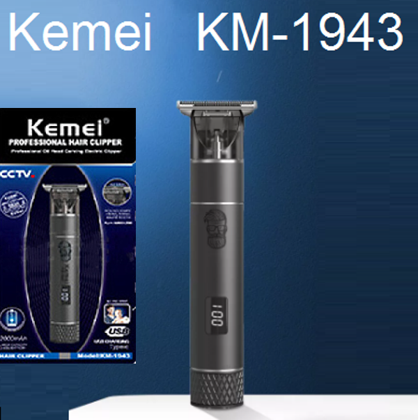 Επαναφορτιζόμενη κουρευτική μηχανή KM-1943 KEMEI KEMEI
