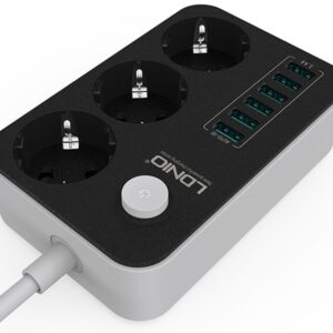 LDNIO πολύπριζο και  φορτιστής με 6 θύρες USB  SE3631 0310 Ldnio