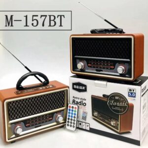 Επαναφορτιζόμενο ρετρό ραδιόφωνο Bluetooth M-157BT MEIER OEM