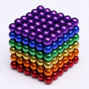 3D πολύχρωμος μαγνητικός κύβος παζλ 6 χρώματα Cyber cube OEM
