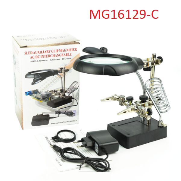 Μεγεθυντικός φακός 5 LED με βάση συγκόλλησης MG16129-C OEM