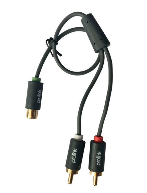 Καλώδιο ήχου 1RCA θηλυκό  2 RCA αρσενικό  PB116-0030 prolink