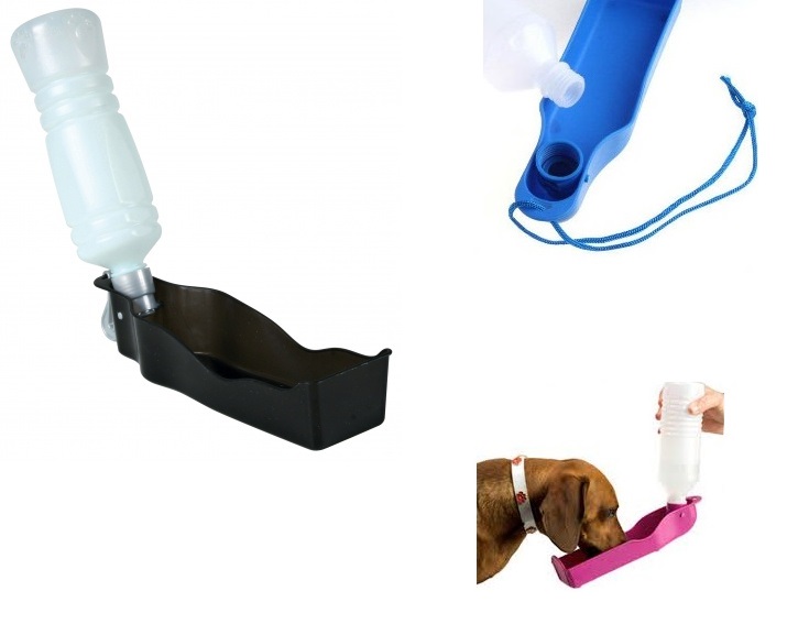 Ποτίστρα σκύλου 500ml μαύρη OEM