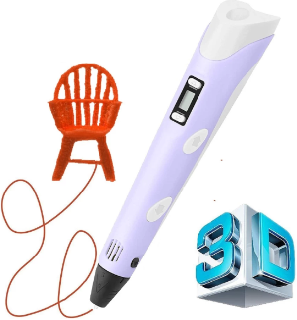 3D στυλό για τρισδιάστατη σχεδίαση μωβ OEM