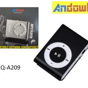 Επαναφορτιζόμενο MP3 player μαύρο Q-A209 ANDOWL Andowl