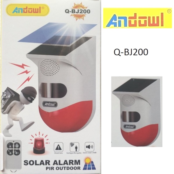 Ηλιακός συναγερμός PIR εξωτερικού χώρου Q-BJ200 ANDOWL Andowl