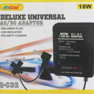 Γενικός αντάπτορας τροφοδοσίας AC / DC 500 mA Q-C32 ANDOWL Andowl