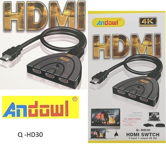 Μετατροπέας HDMI 4K HD Q-HD30 ANDOWL Andowl