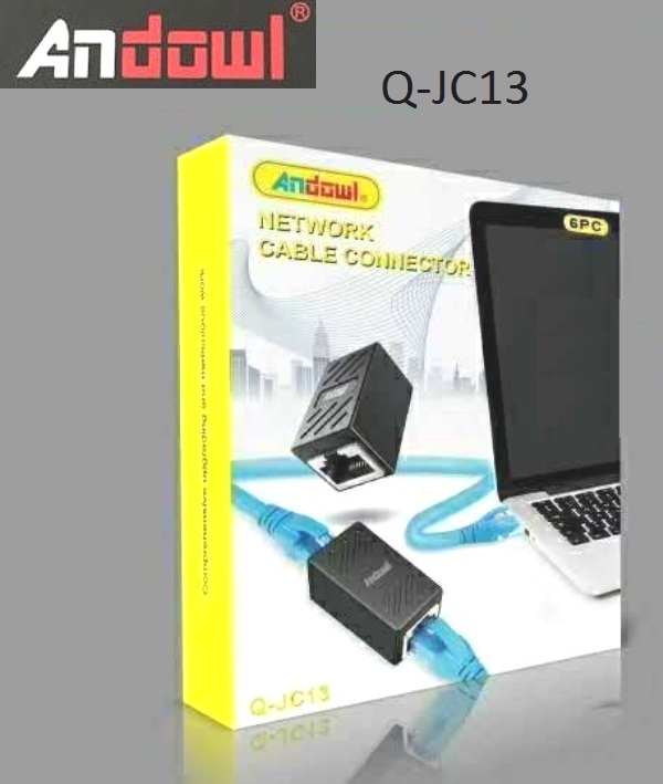 Υποδοχή καλωδίου δικτύου RJ45 Q-JC13 ANDOWL-  6 τεμάχια Andowl