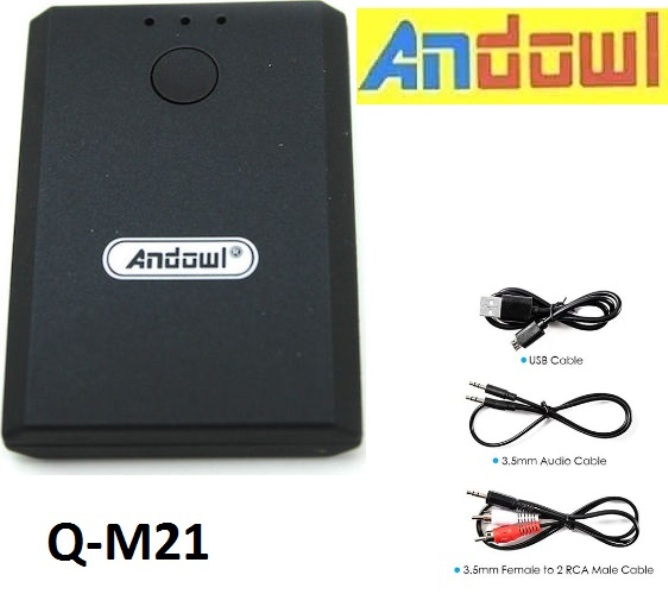 Επαναφορτιζόμενος δέκτης και πομπός ήχου Bluetooth Q-M21 ANDOWL Andowl