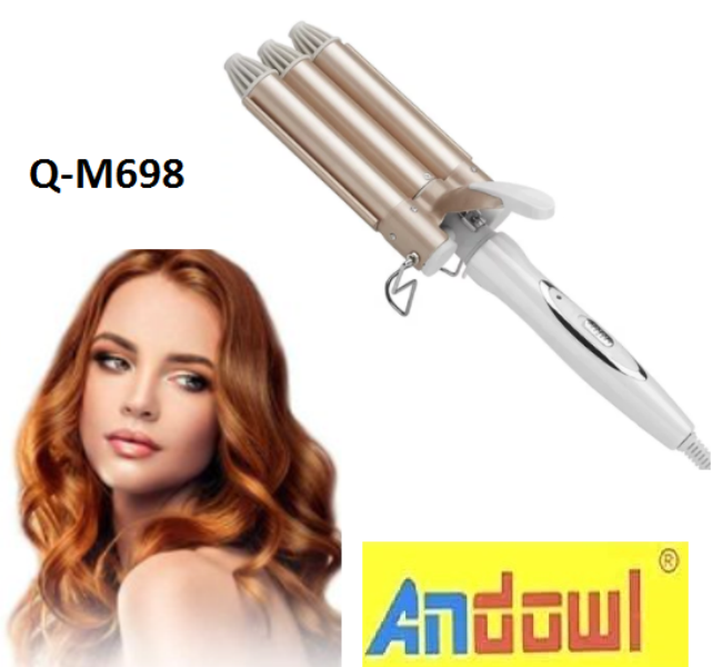 Τριπλό ηλεκτρικό ψαλίδι για μπούκλες Q-M698 ANDOWL 0475 Andowl