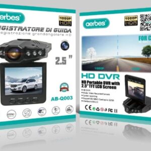 HD κάμερα αυτοκίνητου με οθόνη 2,5" υψηλής ανάλυσης με καταγραφικό Aerbes AB-Q003 8175 OEM