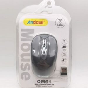 Μίνι ασύρματο ποντίκι 2.4Ghz γκρι QM61 ANDOWL Andowl