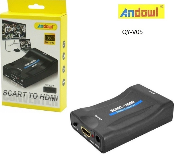 Μετατροπέας σήματος από SCART σε HDMI QY-V05 ANDOWL Andowl
