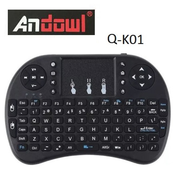 Μίνι ασύρματο πληκτρολόγιο 2.4GHz Q-K01  ANDOWL Andowl