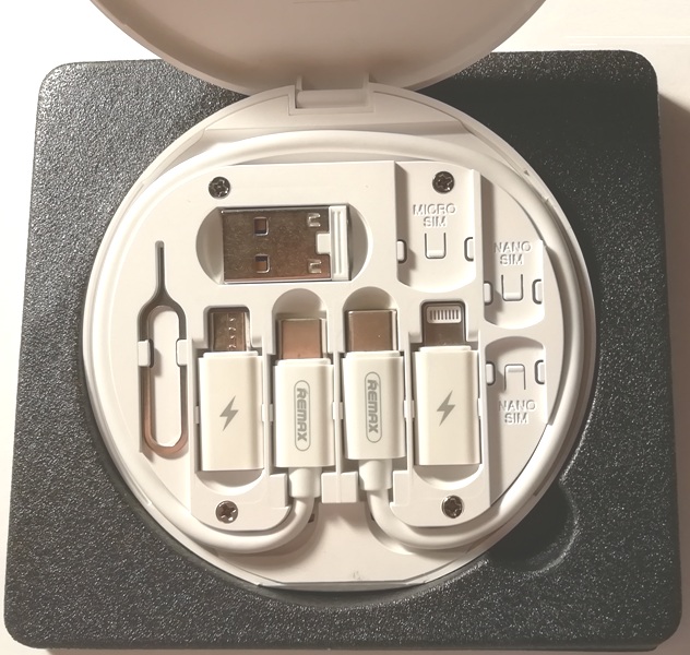Σετ καλωδίων δεδομένων 60W λευκό RC-190 REMAX OEM